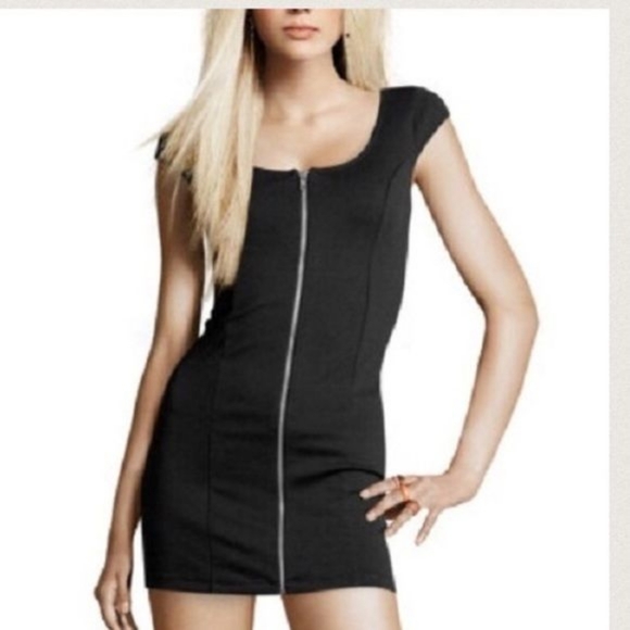 H&M Dresses & Skirts - 🌈3/$15🌈 H&M Mini Bodycon Front Zip Dress